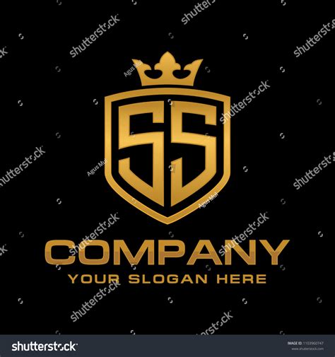 Letter Ss Initial Logo Luxury Logo Design Royalty Free Stock Vector
