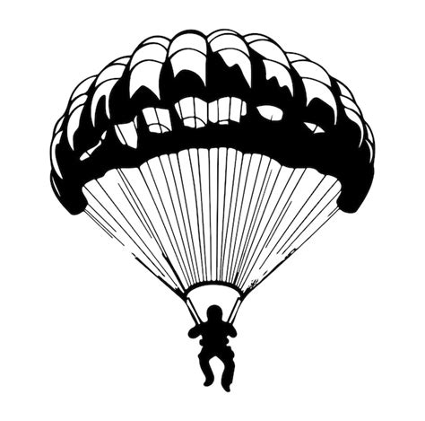 Premium Vector Vector Skydiving Silhouettes