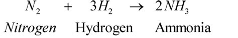 Nitrogen And Hydrogen Reaction