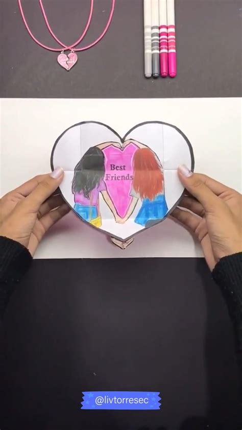 Diy Heart Video Bff Ts Diy Handmade Ts For Friends Paper