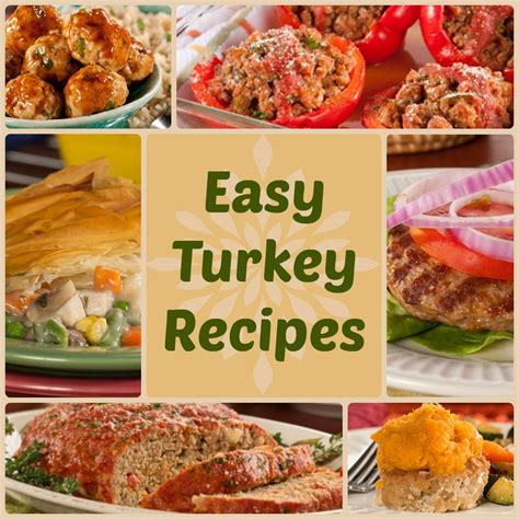 Quick And Healthy Dinner Recipes 18 Easy Turkey Recipes