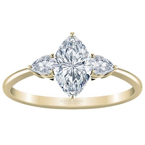 Alibaba.com offers 3,322 marquise moissanite ring products. Marquise Diamond Three Stone Engagement RingPear Sides at