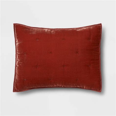 King Tufted Velvet Stitch Quilt Sham Bronze Opalhouse™ Quilted Sham Opalhouse Velvet Pillows