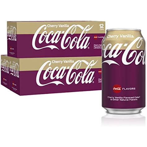 Coca Cola Cherry Vanilla 12 Fl Oz Cans Pack Of 36 12 Fl Oz
