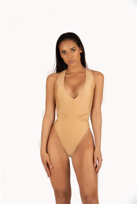 Naked Glow One Piece Swimsuit Mirna Bodoque