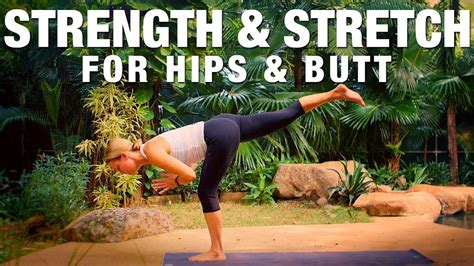 Strength And Stretch For Hips And Butt Yoga Class Five Parks Yoga Youtube