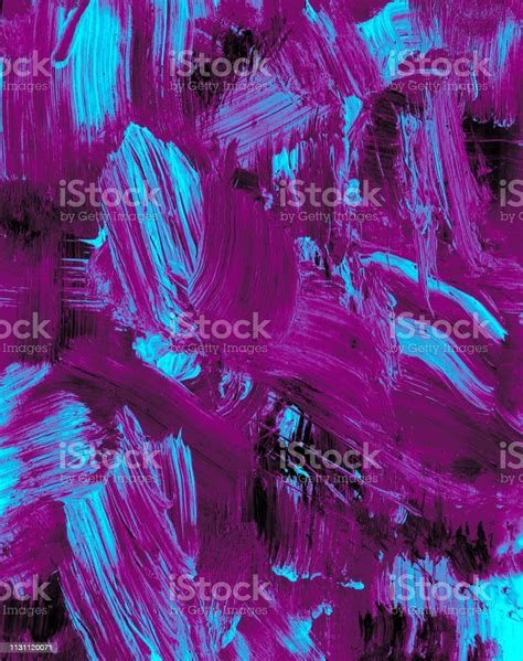 Abstract Art Background Modern Art Multicolored Bright Texture Oil