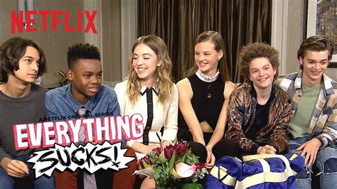 Everything Sucks Interview Whats In Your Backpack Netflix Youtube