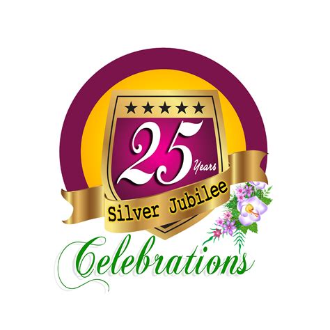 25th Wedding Anniversary Logo Png Free Logo Image