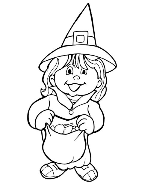 Halloween Witch Coloring Pages Coloring Home