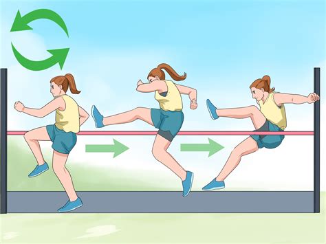 cómo hacer el salto de altura atletismo 15 pasos