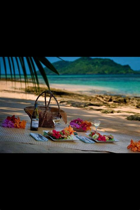 Tropical Picnic Romantic Beach Picnic Romantic Dinners Romantic