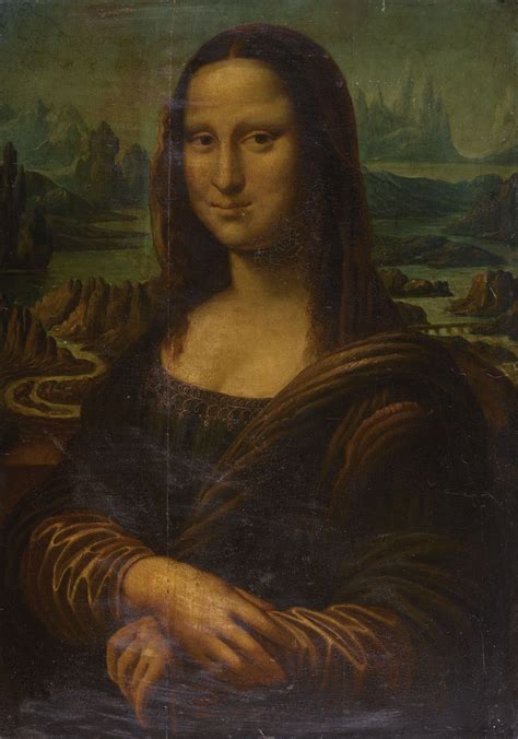 Follower Of Leonardo Da Vinci 19th Century Mona Lisa Old Masters
