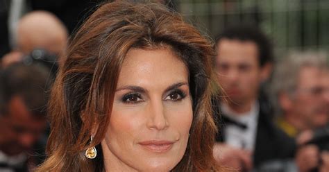 Cindy Crawford Shows Off Jaw Dropping Legs In Shimmery Mini Dress