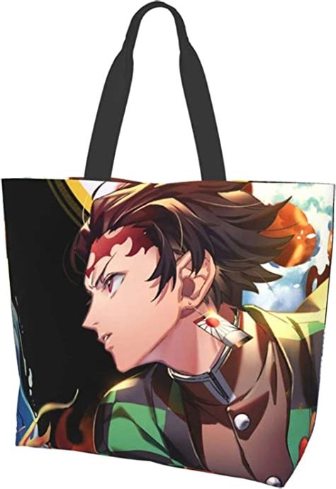 Anime Demon Slayer Kamado Tanjirou Shoulder Bag High Capacity