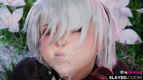 2b Is Such A Cumslut Nier Automata Game 3d Animation Loop With Sound