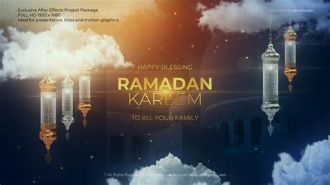 Top 10 free slideshow templates for adobe after effects. Ramadan Kareem After Effects Templates - Free Download