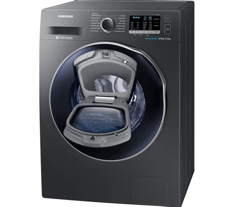Its large 9kg washing and 6kg ecobubble™ make laundry less of a chore. SAMSUNG ecobubble WD80K5B10OX 8 kg Washer Dryer Review