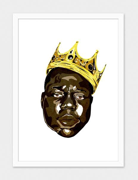 The Notorious Big Art Print By Delano Limoen Numbered Edition From