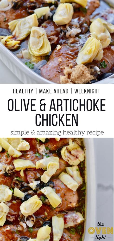 Easy weeknight dinners for families. Olive & Artichoke Chicken - Make Ahead Dinner - Dinner in ...