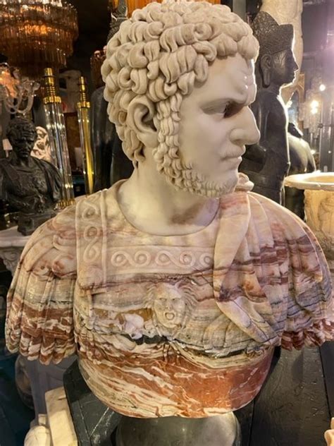 Marble Bust Of Hadrian Renaissance London