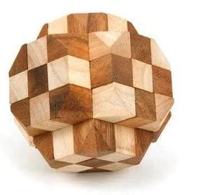 I got a 3d wooden puzzle in which you are supposed to rebuild. Grand Star - 3D Wooden Puzzle
