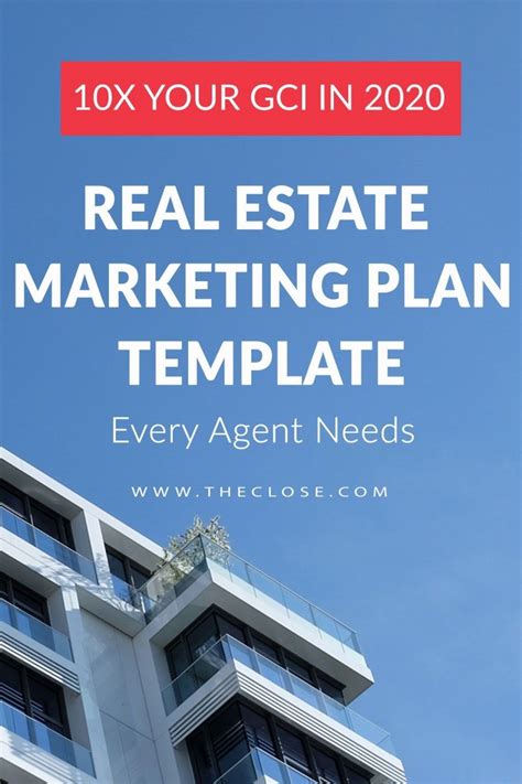 Real Estate Agent Marketing Plan Template Addictionary