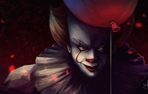 Wallpaper The Film Clown The Demon A Balloon It Pennywise Images For Desktop Section