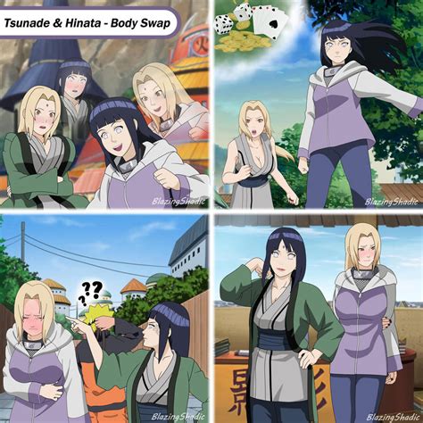 Tsunade And Hinata Swap By Blazingshadic On Deviantart