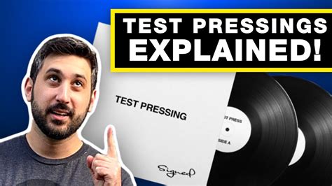 What Is A Vinyl Record Test Pressing Youtube