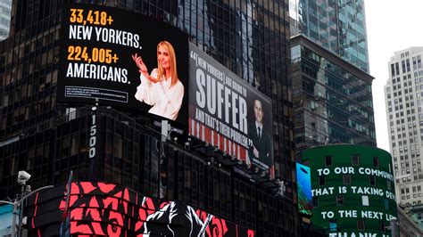 Times Square Billboards With Ivanka Trump And Jared Kushner Stir Skirmish The New York Times