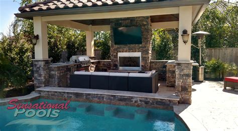It was a large project and required some extra planning as it was done on a downward sloping grade. Outdoor Living | Summer Kitchens & Patio Renovations San ...