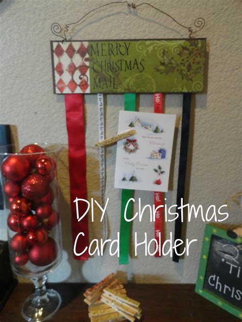 Maybe you would like to learn more about one of these? So I Saw This Tutorial ...: DIY Christmas Card Holder