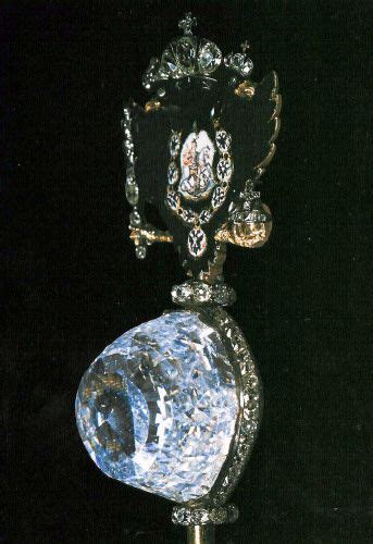 The Orlov Diamond Is Mounted In The Russian Imperial Sceptre Made