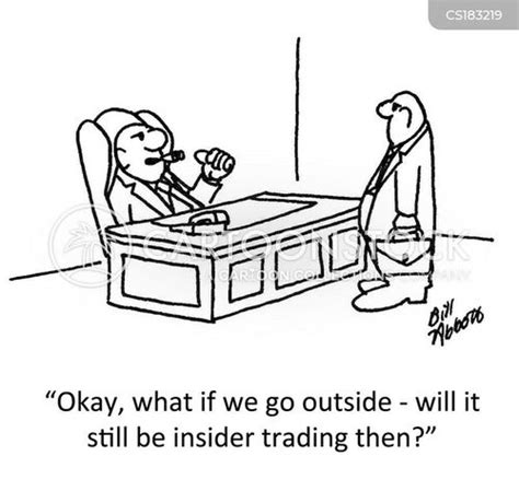 Insider Trading Cartoons And Comics Funny Pictures From Cartoonstock