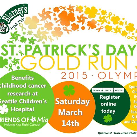 St Patricks Day Gold Run 5k Olympia