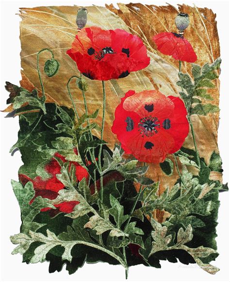 Textile Art Ladybird Poppy Amanda Richardson