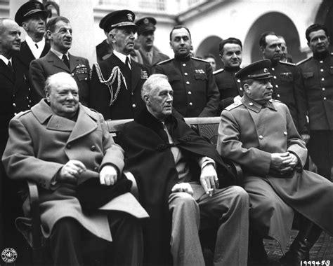 Churchill Roosevelt And Stalin In Yalta 4 To 11 February 1945 Cvce
