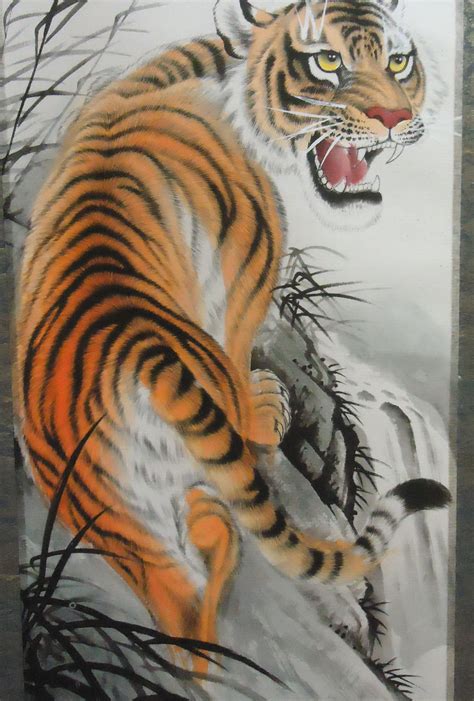 Chinese painting is one of the oldest continuous artistic traditions in the world. Chinese Style Tiger Drawing image - Free stock photo ...