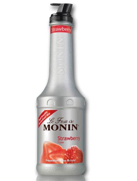 Monin Le Fruit De Monin Strawberry Puree 1lt