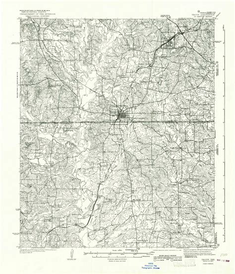Troup Texas 1943 1968 Usgs Old Topo Map Reprint 15x15 Tx Quad 116723