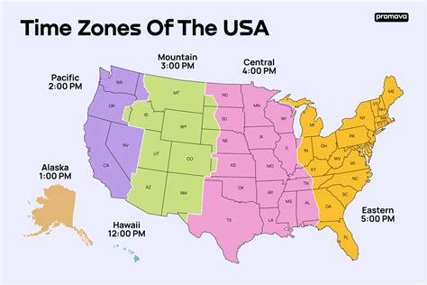 Time Zone Map Of The Usa States Anetta Mathilda