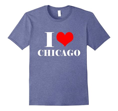 I Love Chicago T Shirt I Heart Chicago Tee Illinois Shirt Art