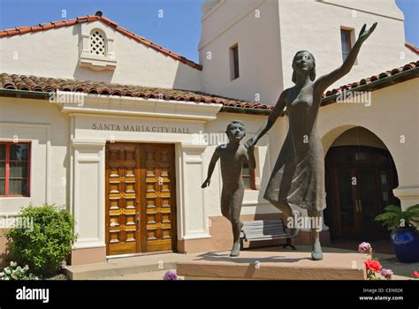 Santa Maria City Hall Stock Photo Alamy