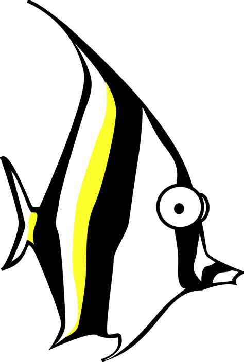 Angelfish Zebrafish Clip Art Fish Cartoon Png Download 12911920