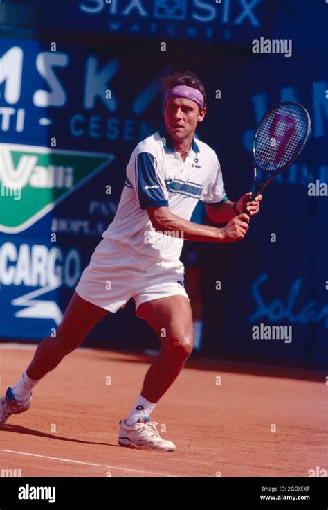 Belgian Tennis Player Filip Dewulf 1990s Stock Photo Alamy