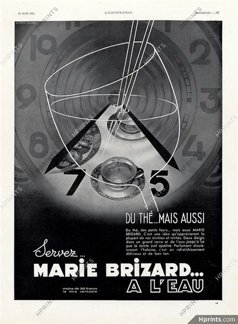 Marie Brizard 1934 Georges Arandel Drinks Advertisement