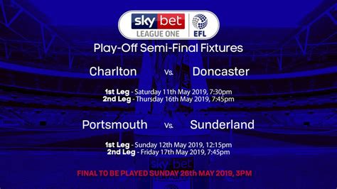 sky bet efl play offs dates fixtures and schedule for the championship league one and league