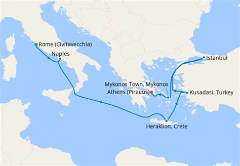 Mediterranean With Greek Isles Turkey From Rome Princess Cruises