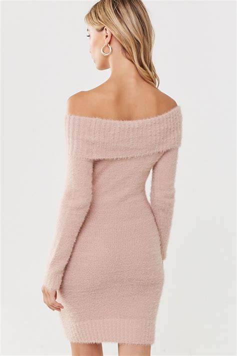 Off The Shoulder Sweater Dress Forever 21 Sweater Dress Dresses Shoulder Sweater
